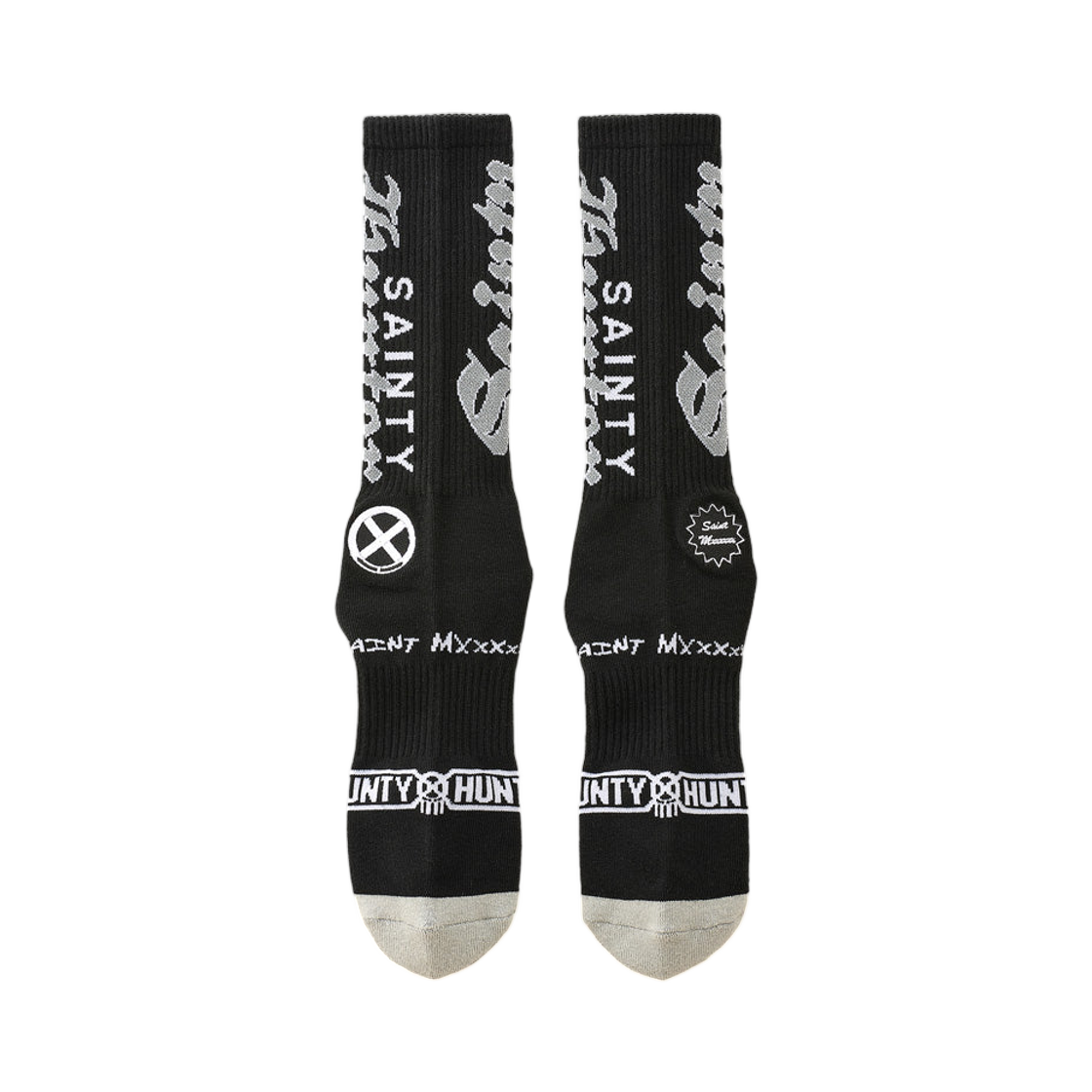 세인트 마이클 x 바운티 헌터 세인티 헌터 삭스 블랙 - 26SS(Saint Mxxxxxx x Bounty Hunter Sainty Hunter Socks Black - 26SS)