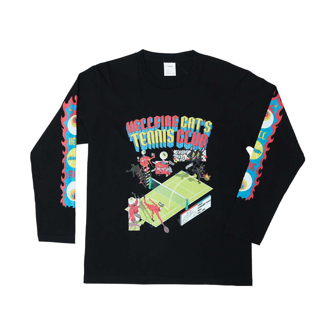 3PAPTS04 COMFORT Hellfire Tennis Club Long-Sleeve