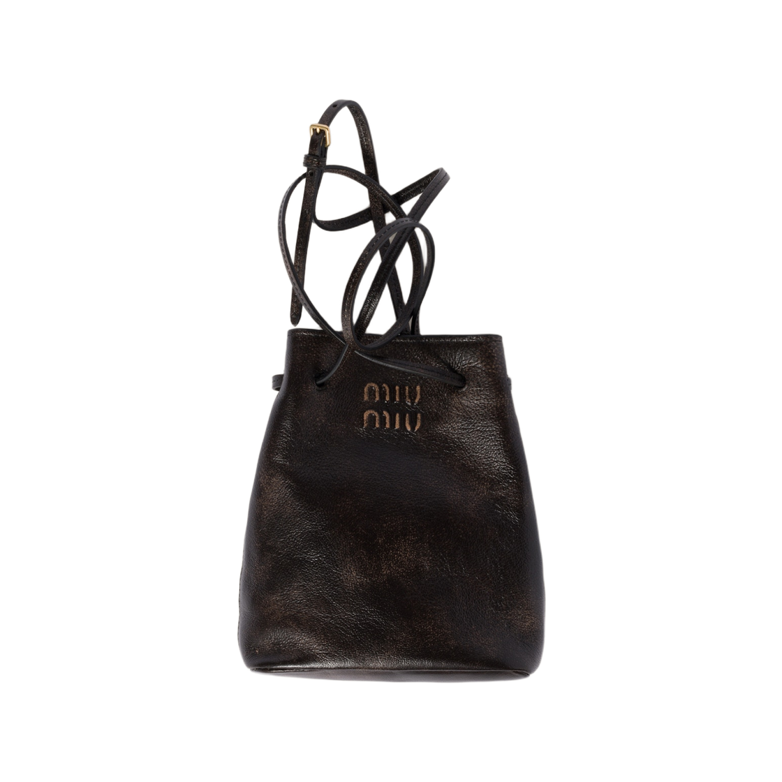 미우 미우 나파 레더 파우치 커피(Miu Miu Nappa Leather Pouch Coffee) - 1