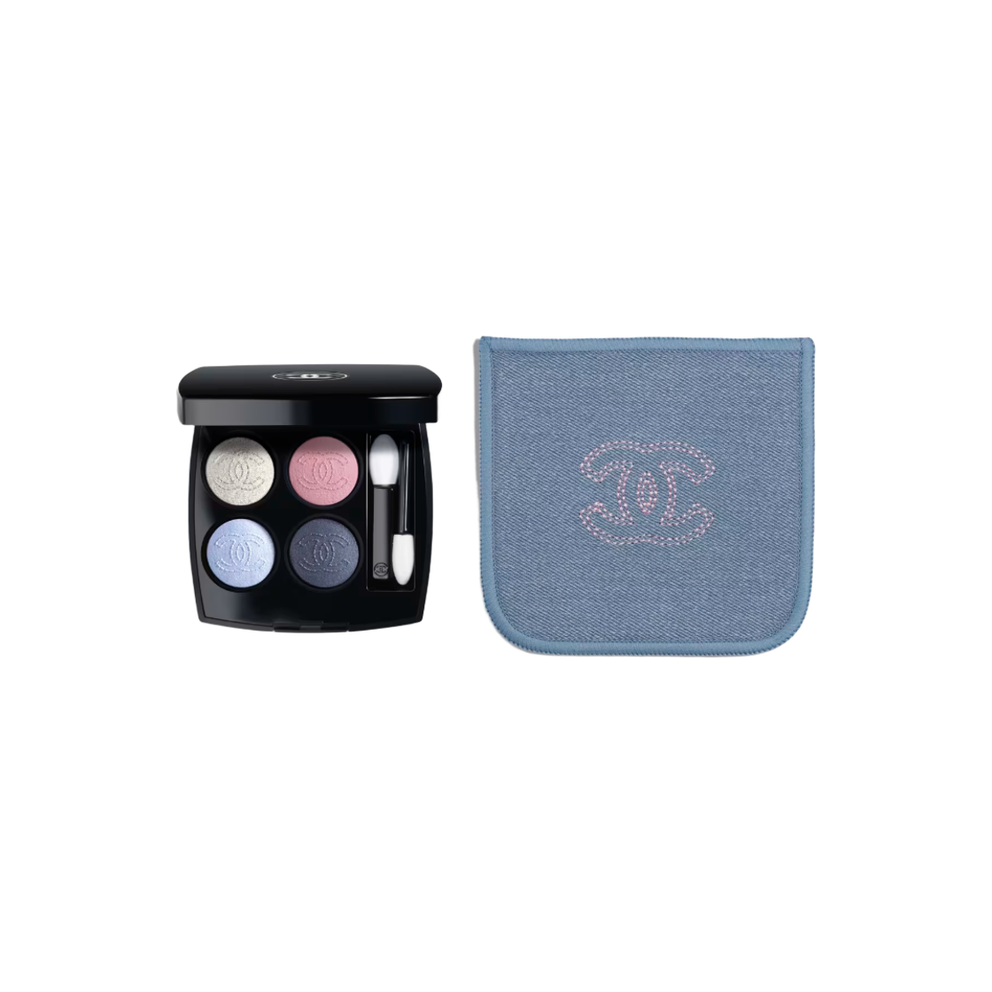 샤넬 레 꺄트르 옹브르 아이섀도우 팔레트 19 데님 드림 리미티드 데님 메이크업 컬렉션(Chanel Les 4 Ombres Eyeshadow Palette 19 Denim Dream Limited Denim Makeup Collection)
