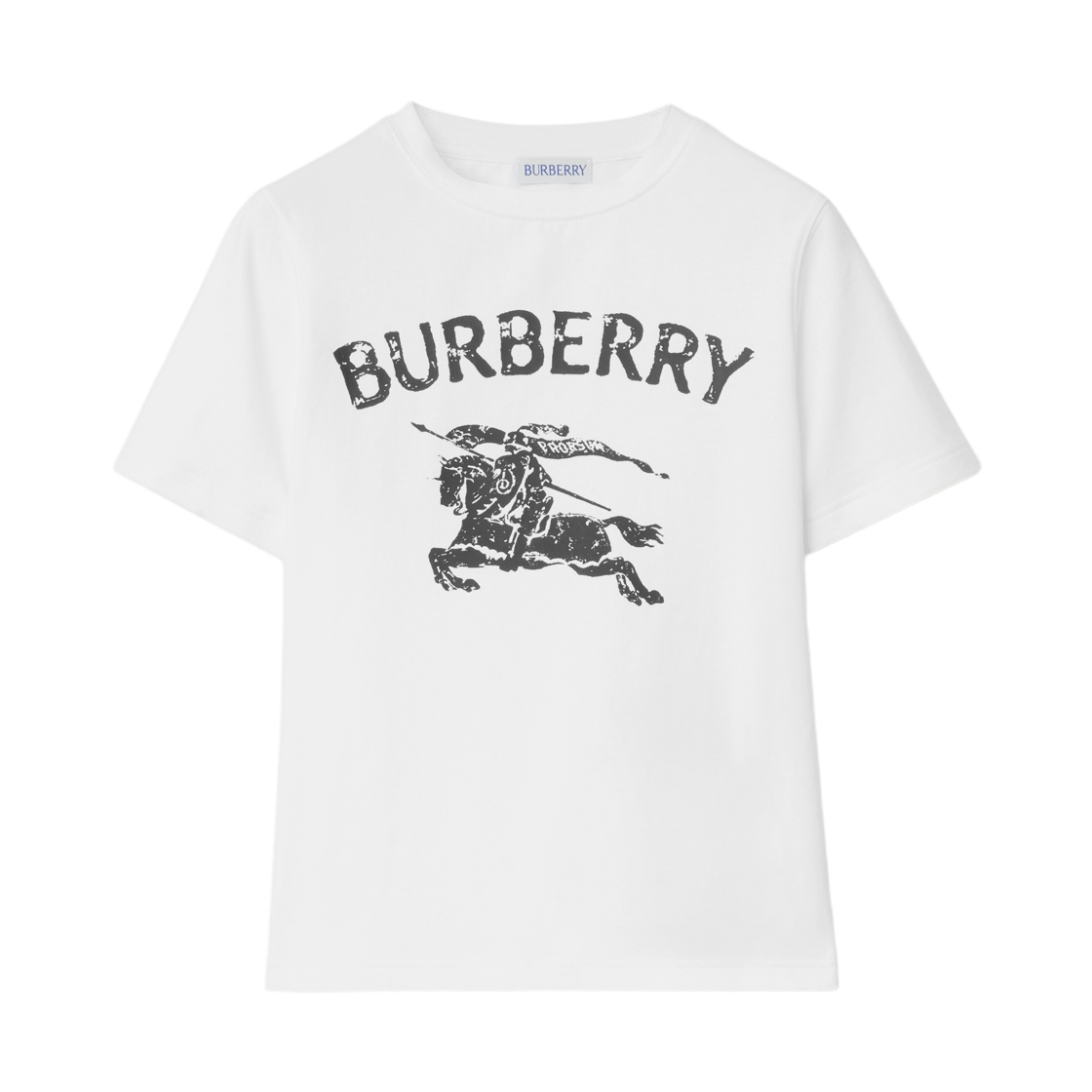 8117319 (Kids) Burberry EKD Stretch Cotton T-Shirt White