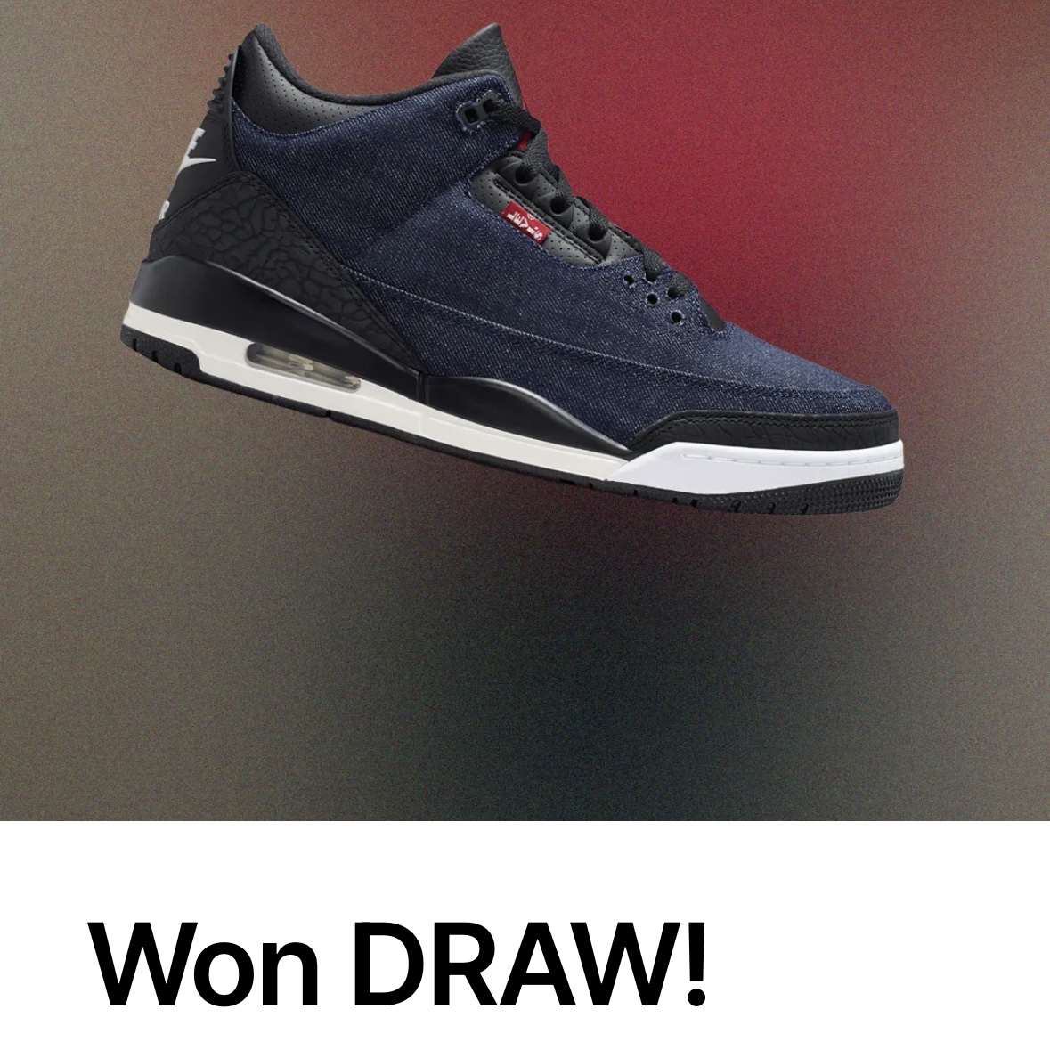 Jordan 3 x Levi’s Indigo and Gym Red 착용 스타일