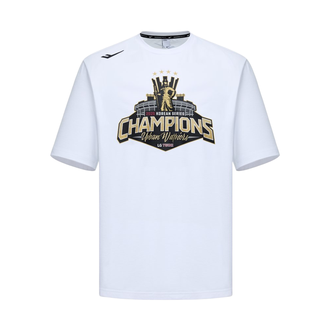 LG 트윈스 x 프로스펙스 2025 한국 시리즈 우승 티셔츠 화이트 (논 마킹 버전)(LG Twins x Prospecs 2025 Korean Series Championship T-Shirt White (Non Marking Ver.))