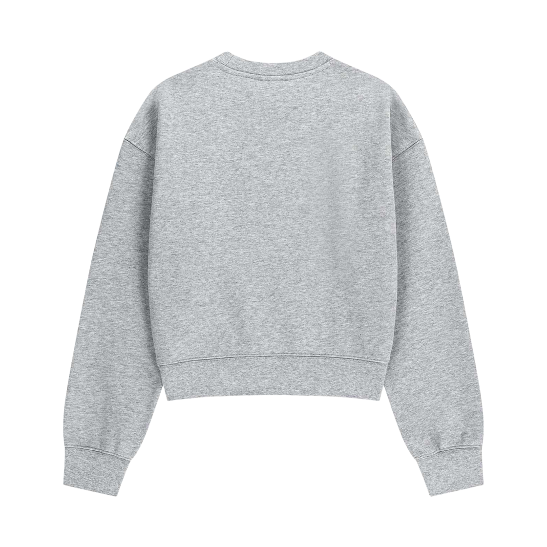 (W) 마리떼 프랑소와 저버 클래식 로고 크롭 스웨트셔츠 헤더 그레이((W) Marithe Francois Girbaud Classic Logo Crop Sweatshirt Heather Gray) - 2