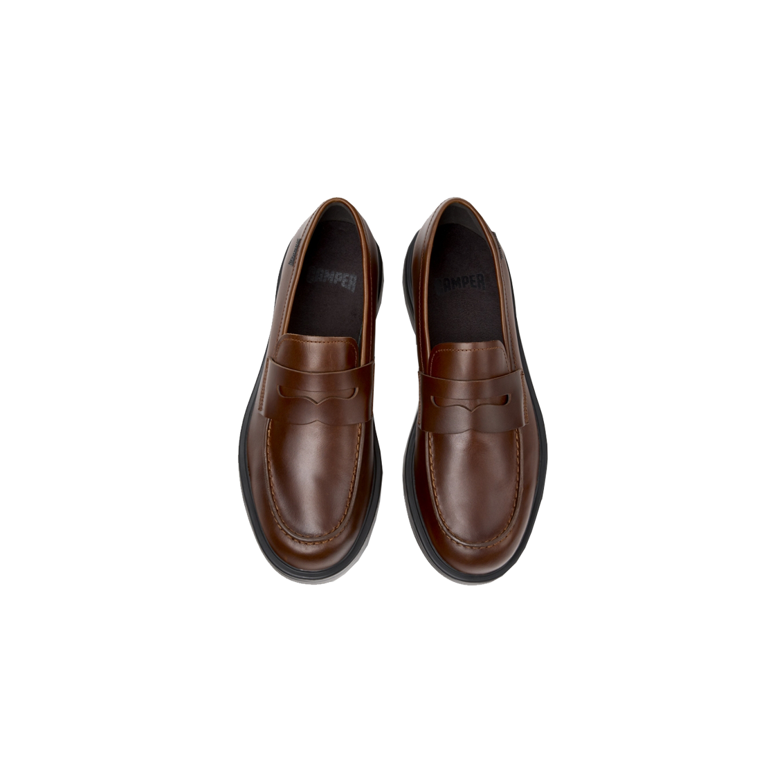 캠퍼 남성 딘 정장화 브라운(Camper Men Dean Lace Up Brown) - 3