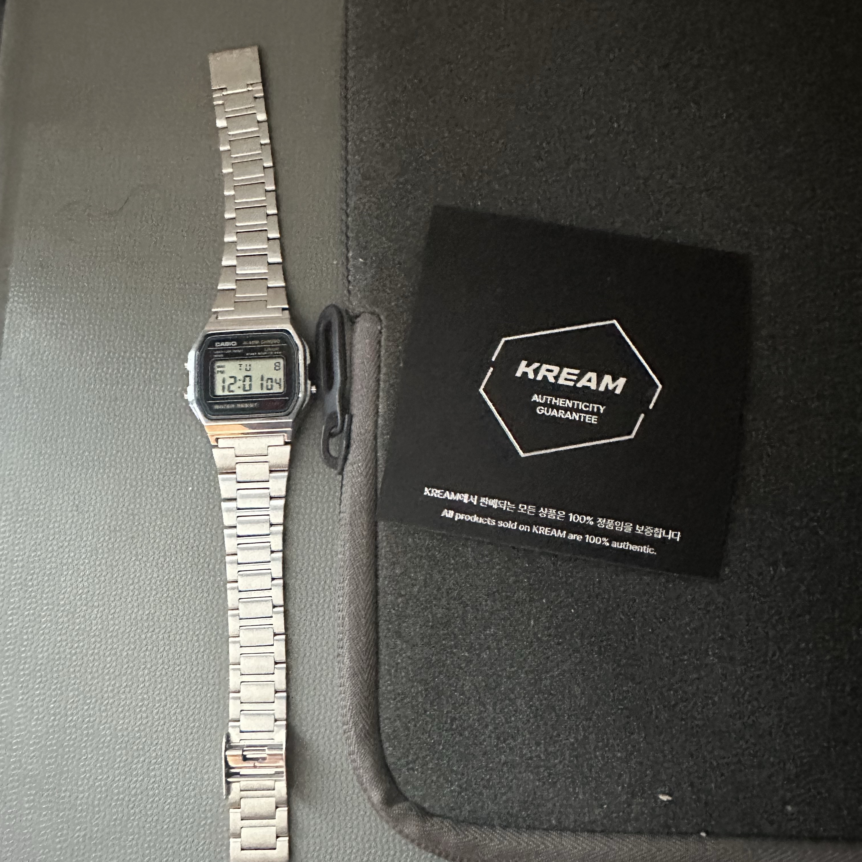 Casio A-158WA-1 착용 스타일 - 2