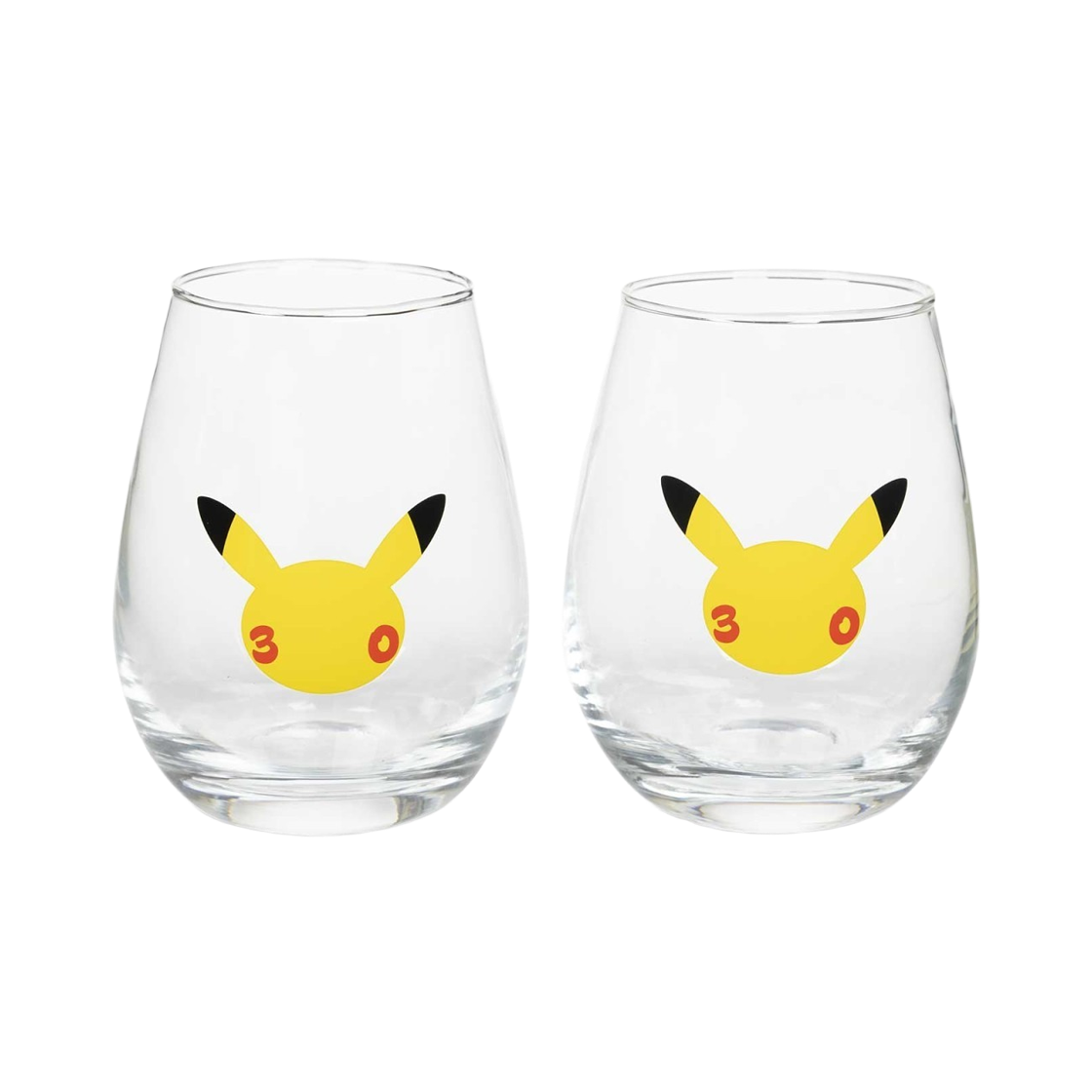 포켓몬 30주년 셀레브레이션 스템리스 글라스 (2개 세트)(Pokemon 30th Celebration Stemless Glasses (Set of 2))