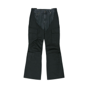 Protocol Index Biker Cargo Denim Pants Black