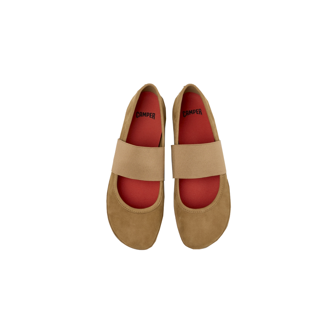 캠퍼 여성 라이트 니나 플랫슈즈 브라운(Camper Women Right Nina Flat Brown) - 3