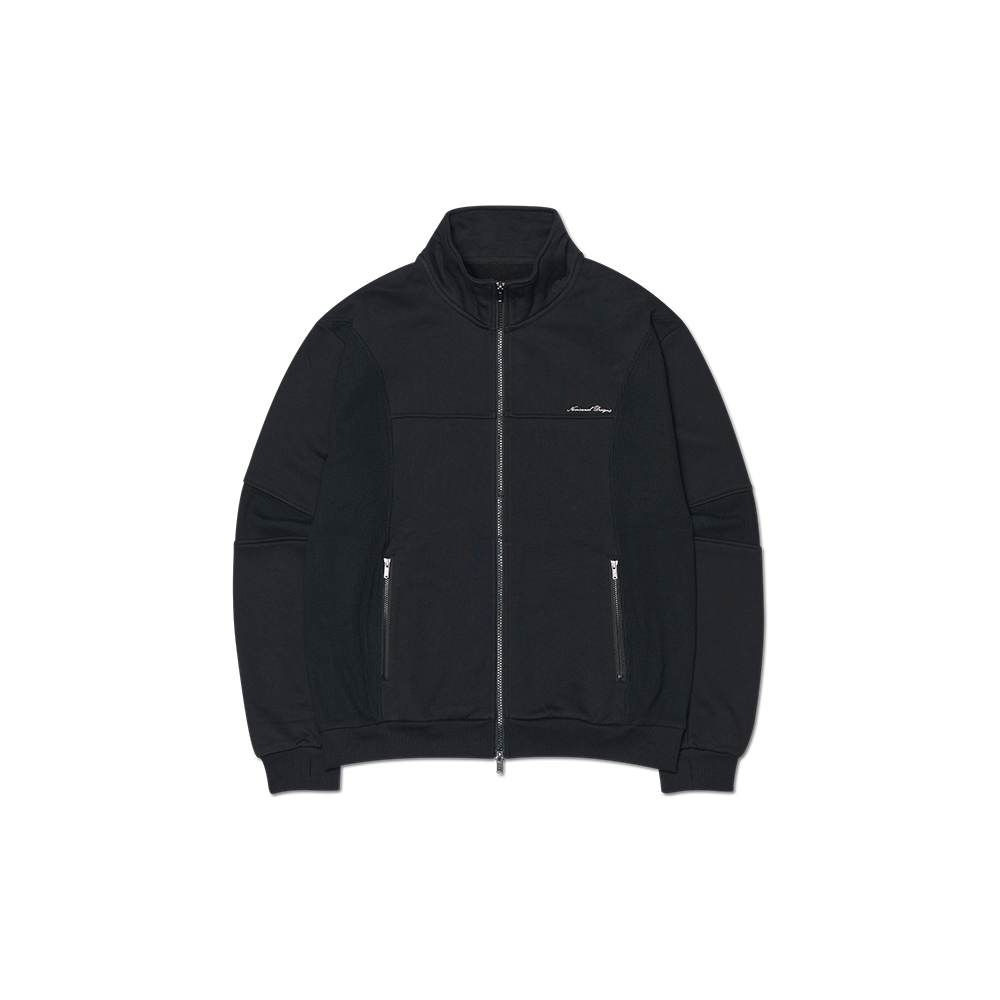 노매뉴얼 NM 와플 블렌디드 저지 블랙(NOMANUAL NM Waffle Blended Jersey Black)