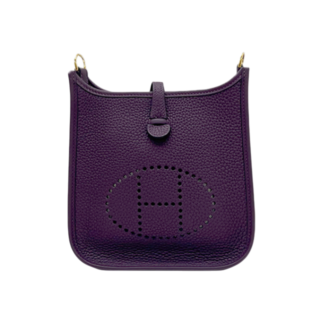 에르메스 에블린 TPM 끌레망스 까시스 금장(Hermes Evelyn TPM Clemence Cassis with Gold Accents)
