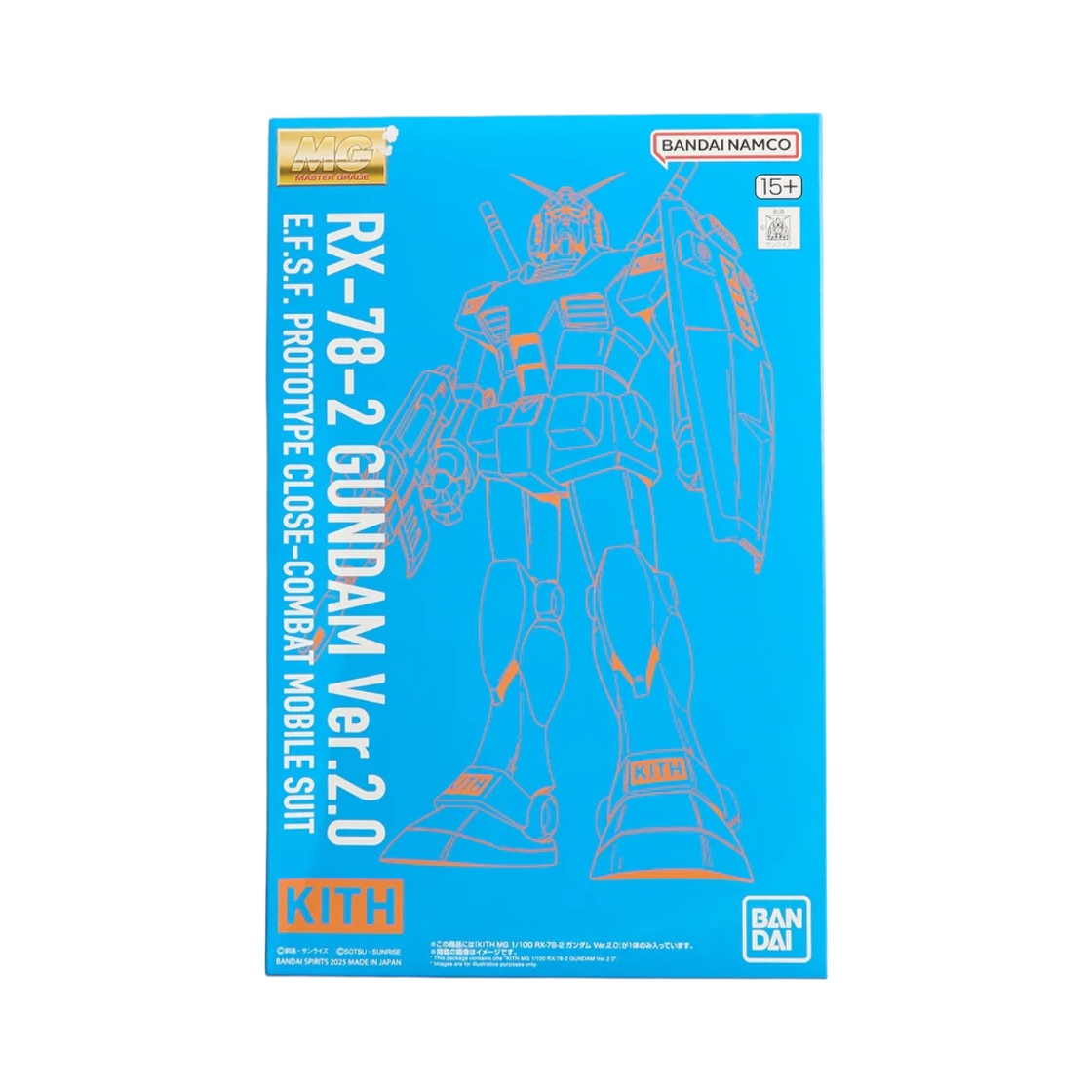 키스 X 건프라 MG 1/100 RX-78-2 버전 2.0 건담 피규어(Kith x Gunpla MG 1/100 RX-78-2 Gundam Ver. 2.0 Figure) - 2