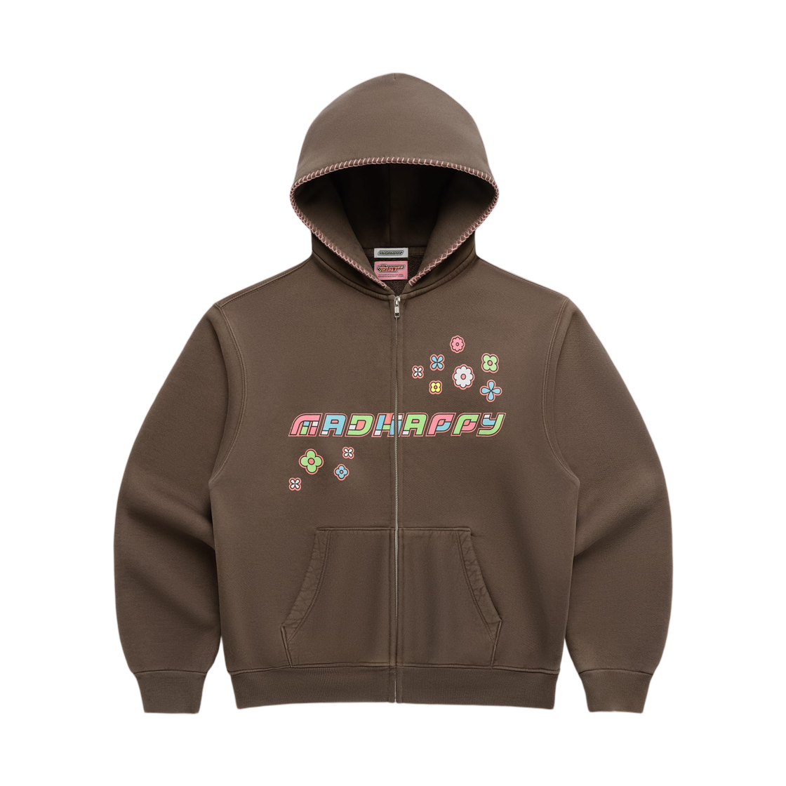 UK01004382 Madhappy x The Powerpuff Girls Flower Zip Up Cedar