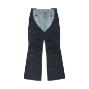 Protocol Index Biker Cargo Denim Pants Blue