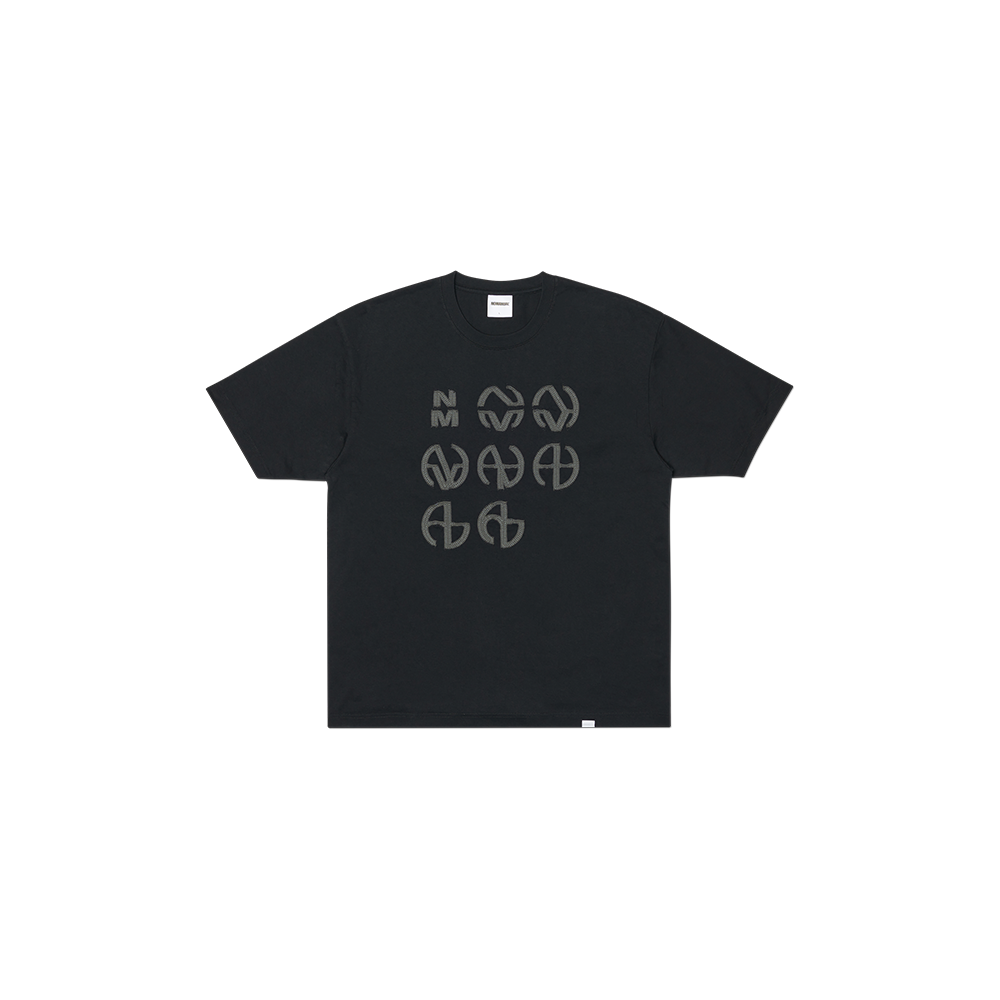 노매뉴얼 NM 제네시스 티셔츠 블랙(NOMANUAL NM Genesis T-shirt Black)