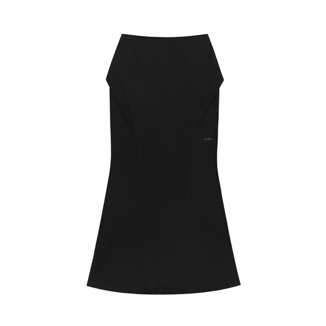 오호스 사이드 패널 머메이드 맥시 스커트 블랙(OJOS Side Panel Mermaid Maxi Skirt / Black)