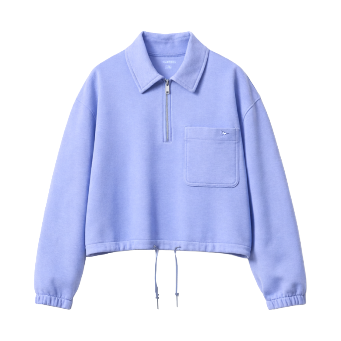(W) 유니클로 x JW 앤더슨 하프 집 스웨트셔츠 블루