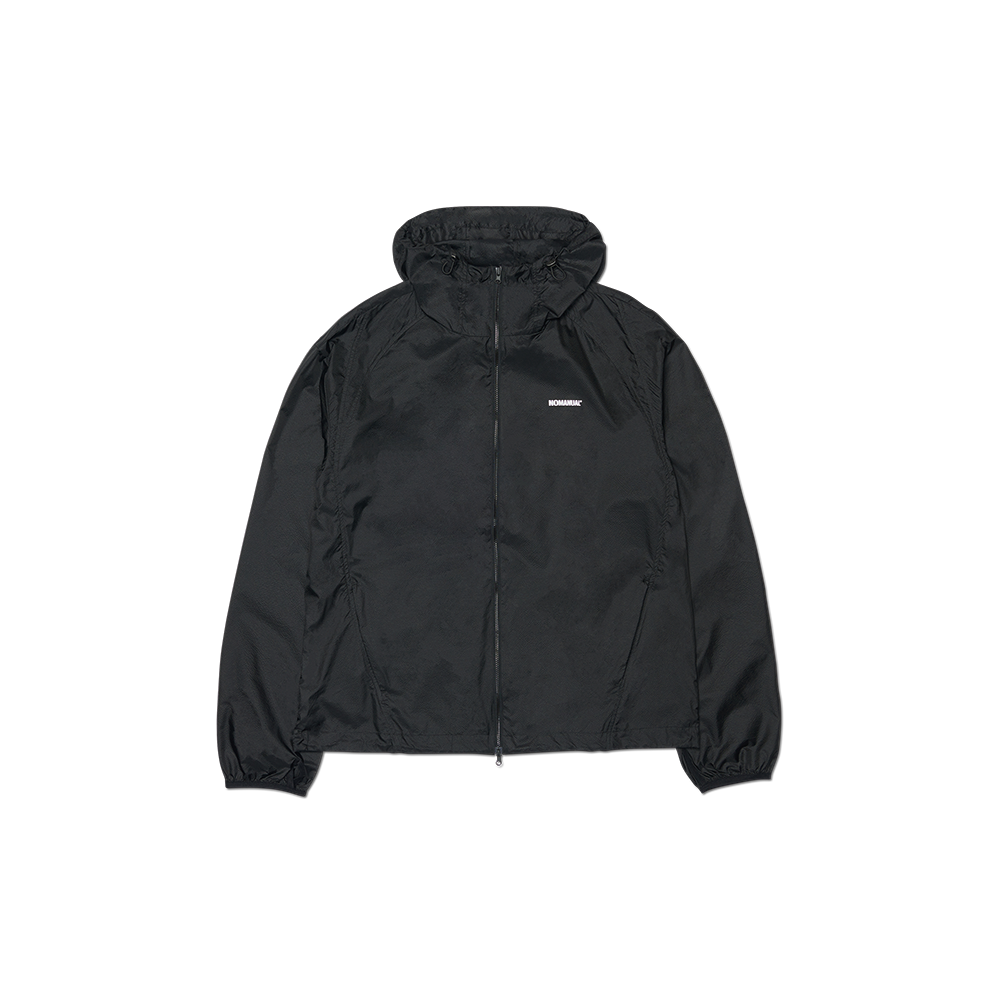 NMSS62WB02BLK NOMANUAL Dune Light Nylon Jacket Black