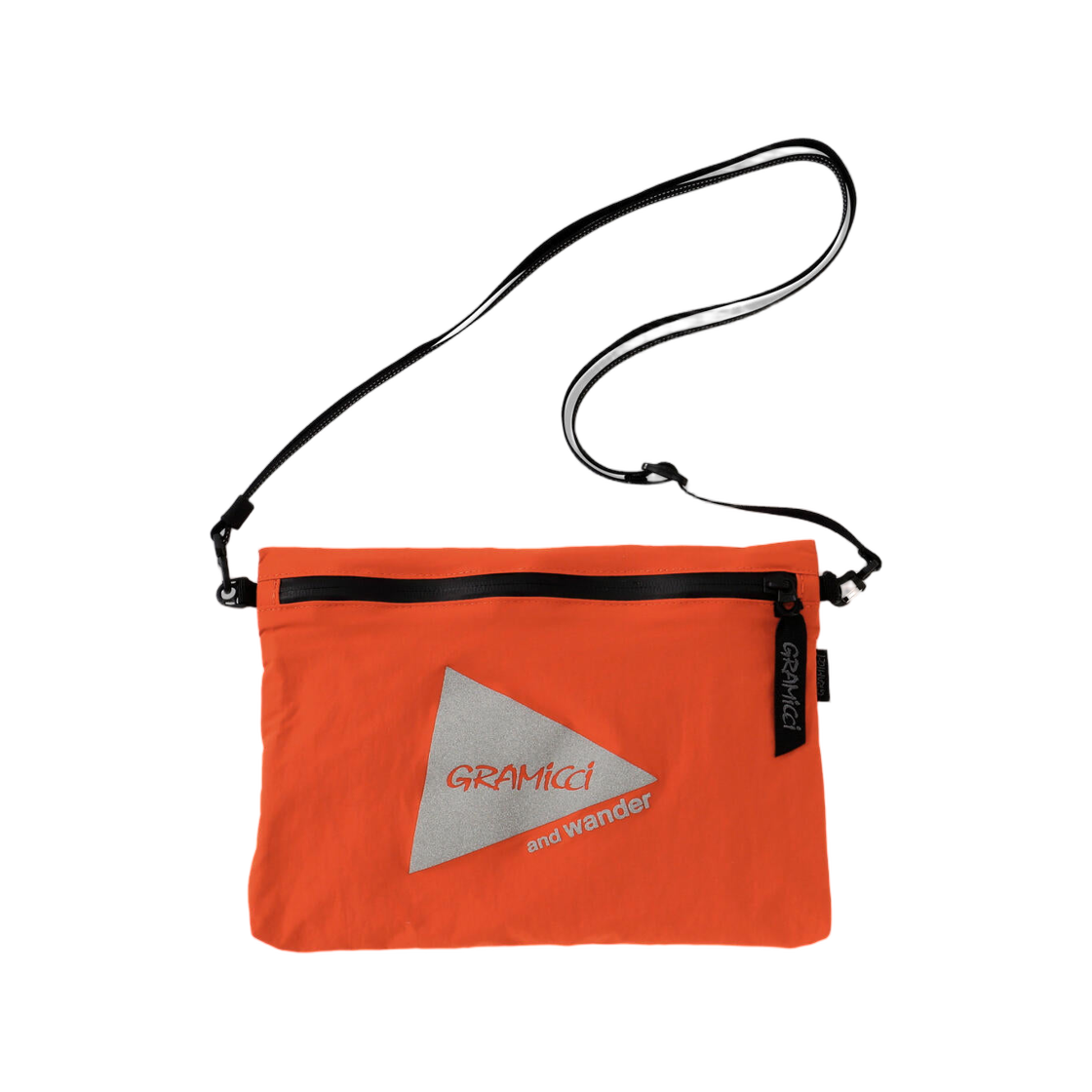 앤드 원더 x 그라미치 나일론 사코슈 오렌지(And Wander x Gramicci Nylon Sacoche Orange)