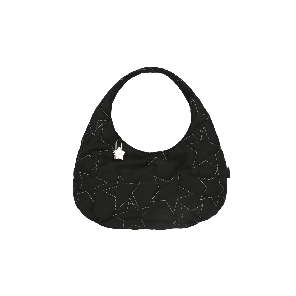 오호스 스타퀼트 패디드 호보백 블랙(OJOS Starquilt padded Hobo Bag / Black)