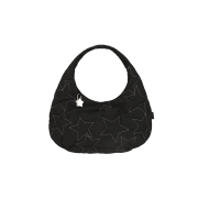 OJOS Starquilt padded Hobo Bag / Black