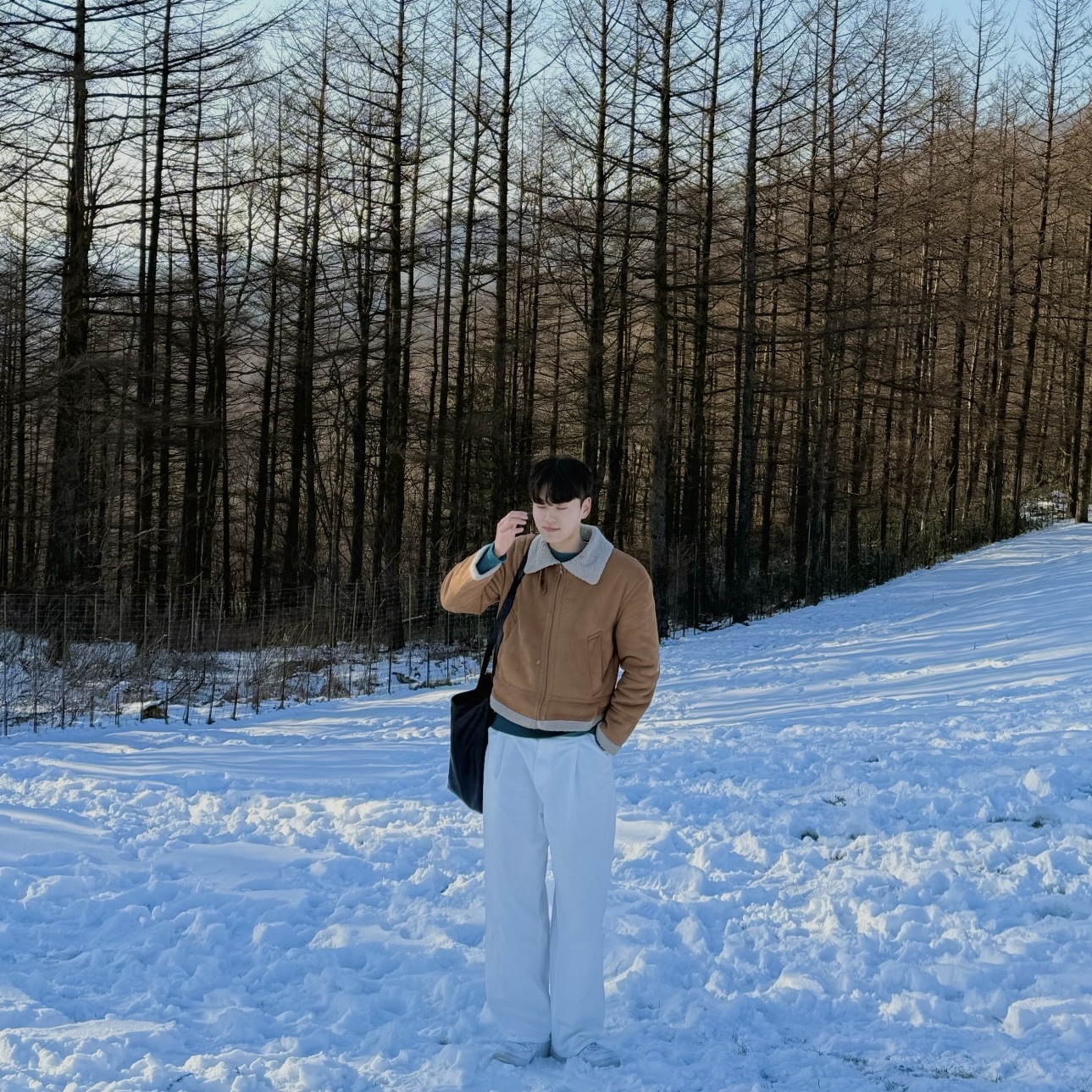 Nike Air Force 1 '07 Low White 착용 스타일 - 2