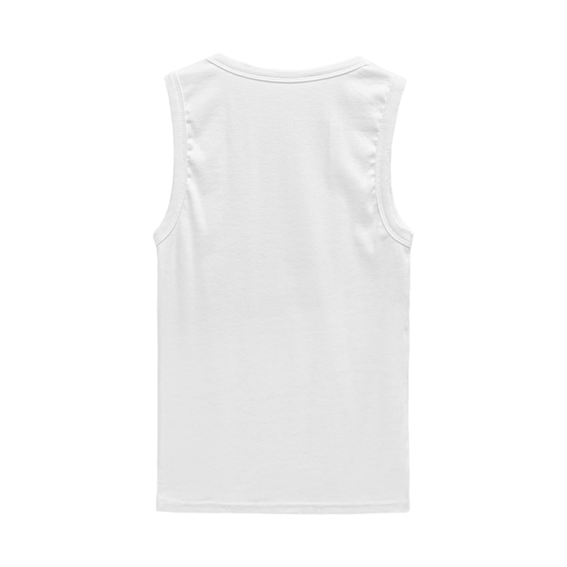 랜 아카이브 0102 사이드 타이포그래피 슬리브리스 - 화이트(LAN ARCHIVE 0102 Side Typography Sleeveless - White) - 2