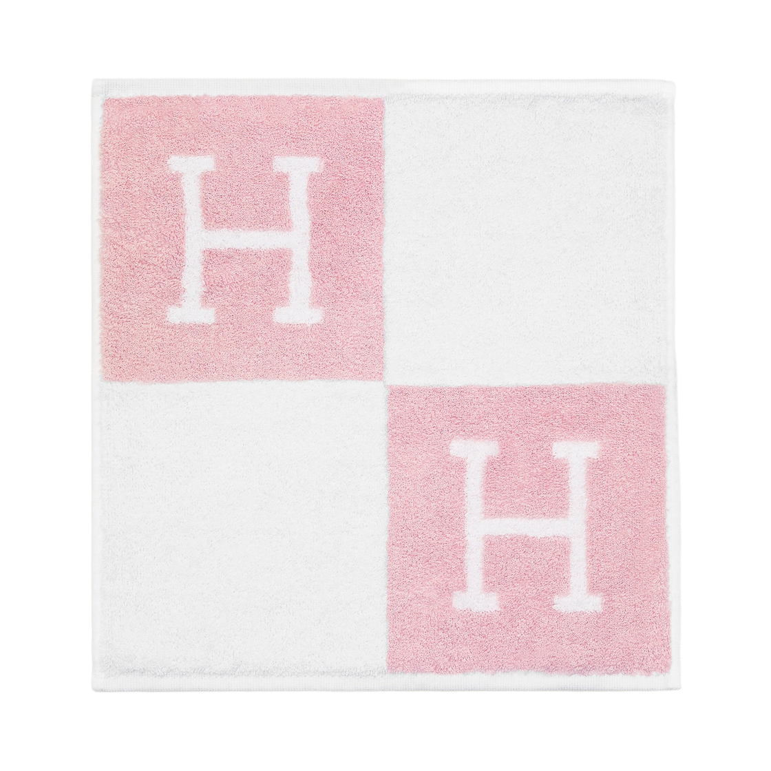 H102192M02 Hermes Avalon Wash Cloth Rose Lilas