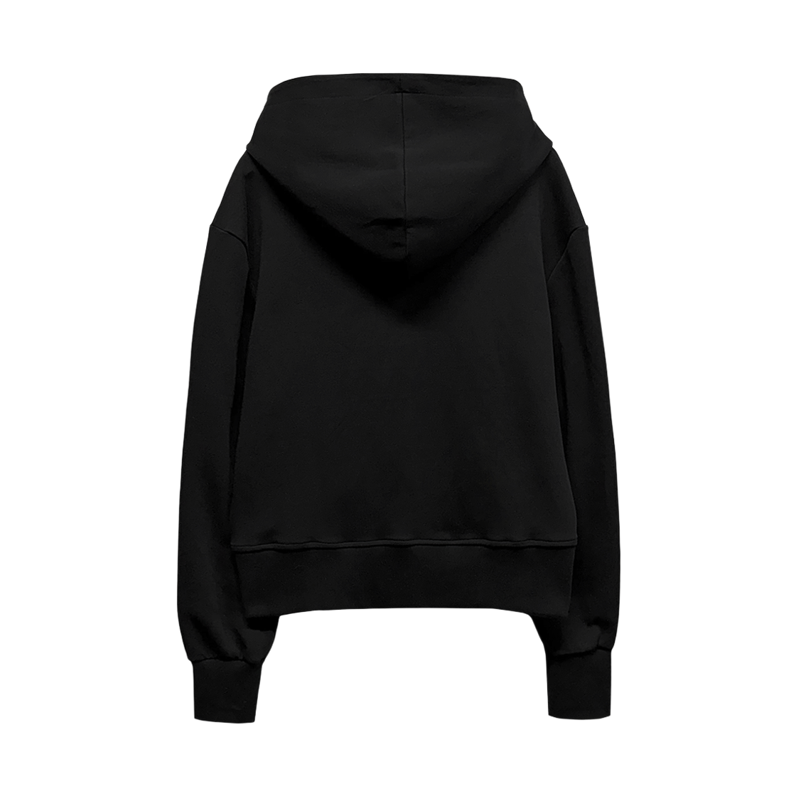 랜 아카이브 0118 크로스 자수 집업 후디 - 블랙(LAN ARCHIVE 0118 Cross Embroidery Zip-up Hoodie - Black) - 2