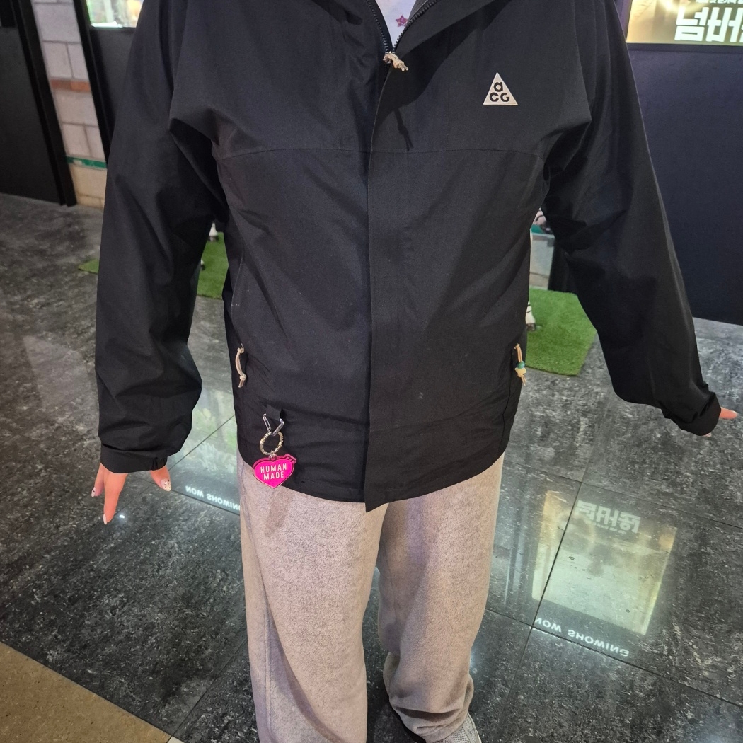 Nike ACG Storm-Fit ADV Cascade Rains Full Zip Jacket Black - Asia 착용 스타일