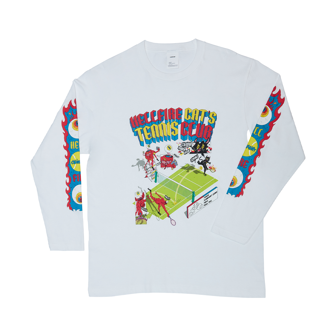 콤포트 헬파이어 테니스클럽 롱 슬리브(COMFORT Hellfire Tennis Club Long-Sleeve)