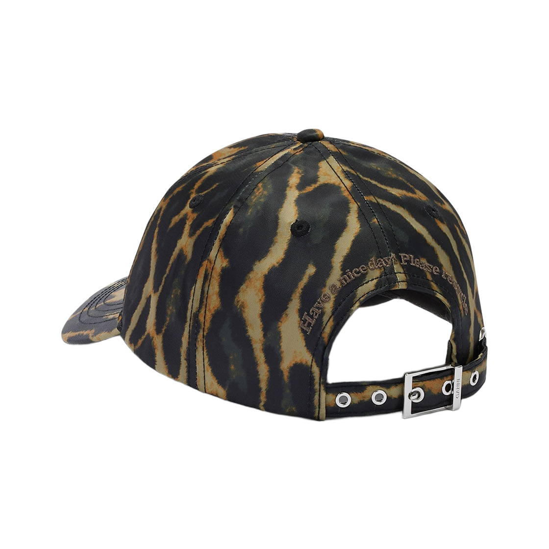 가니 프린티드 나일론 캡 보아(Ganni Printed Nylon Cap Boa) - 2