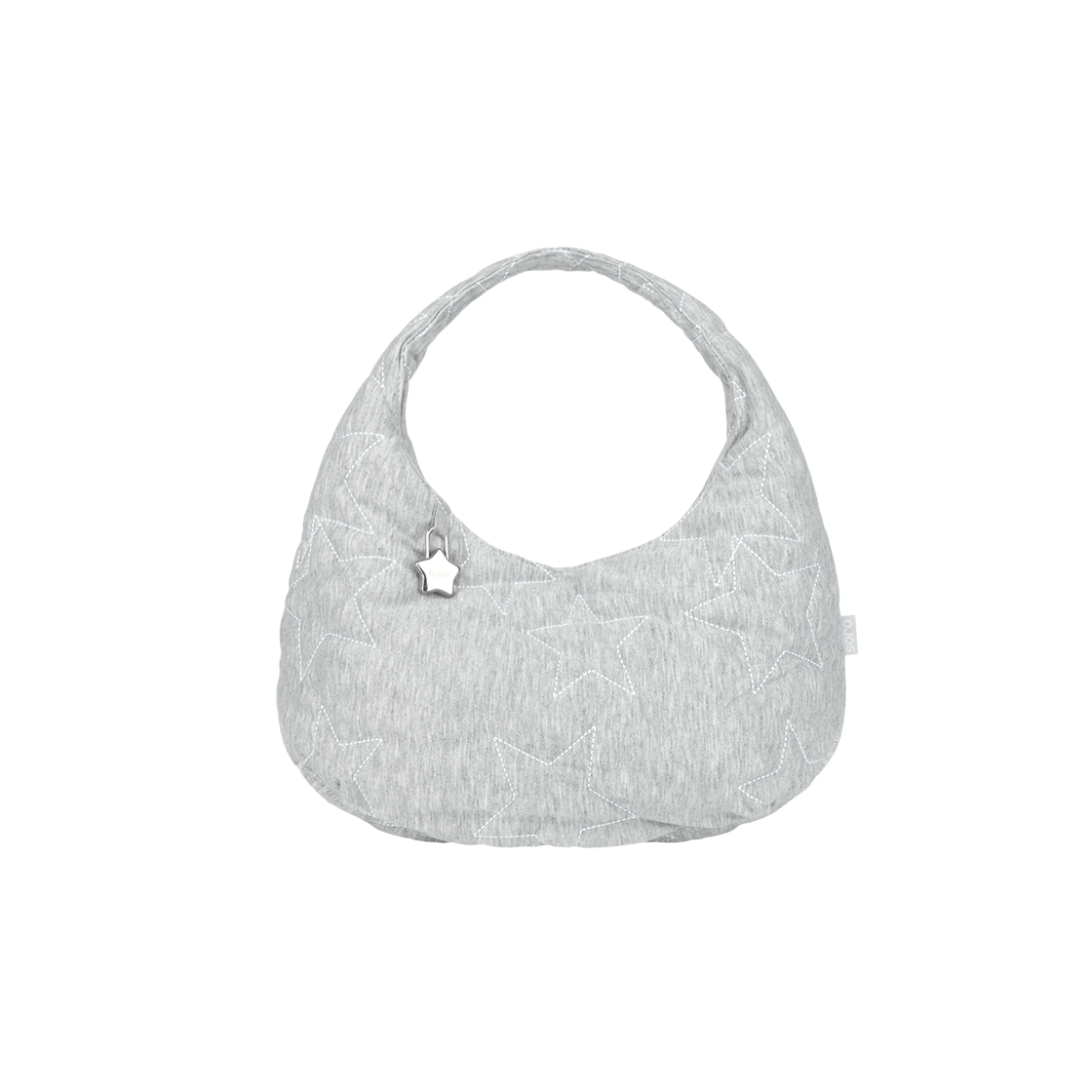 OJBF99BG002GR OJOS Starquilt padded Hobo Bag / Grey