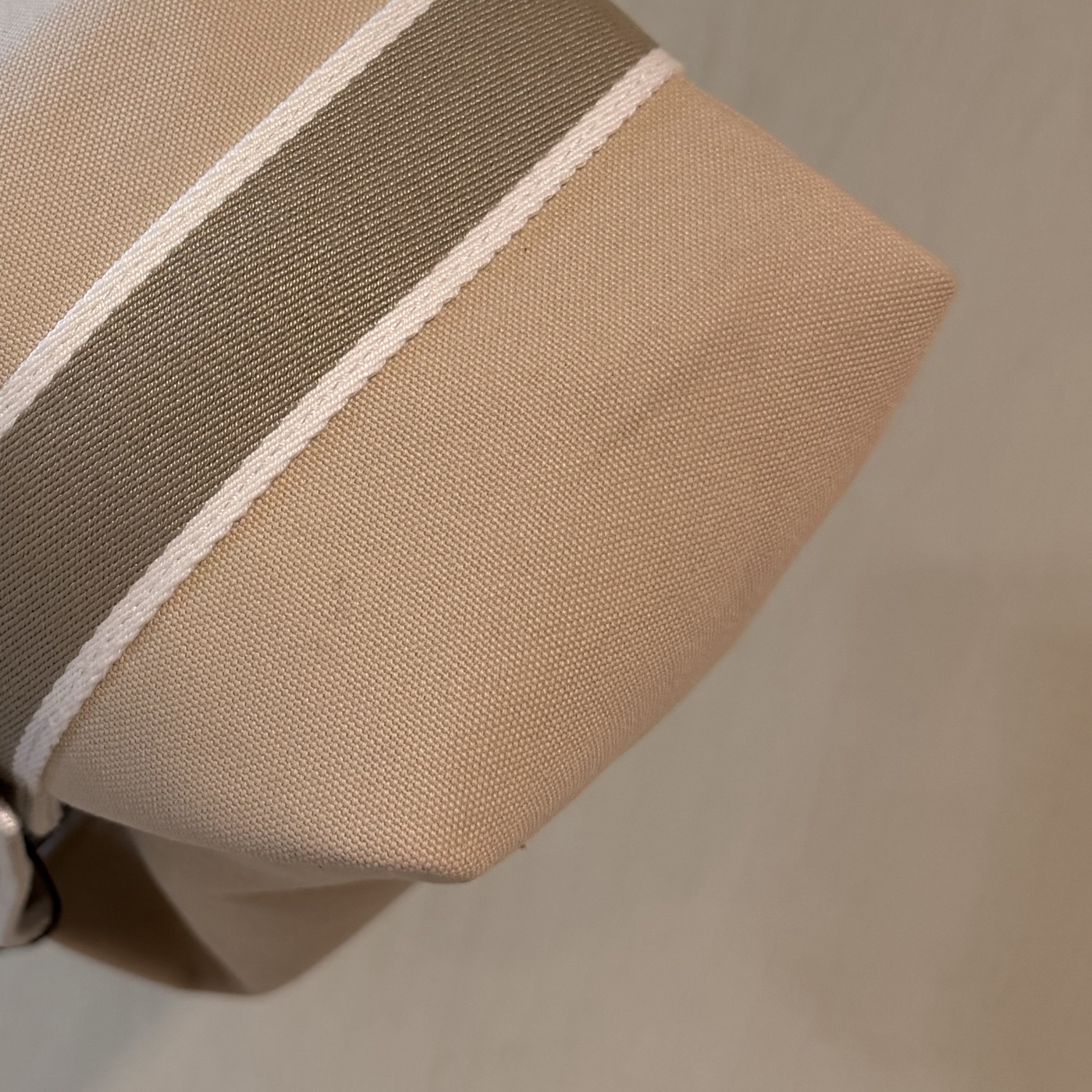 Hermes Large Bride-A-Brac Case Canvas & Naturel 착용 스타일 - 2