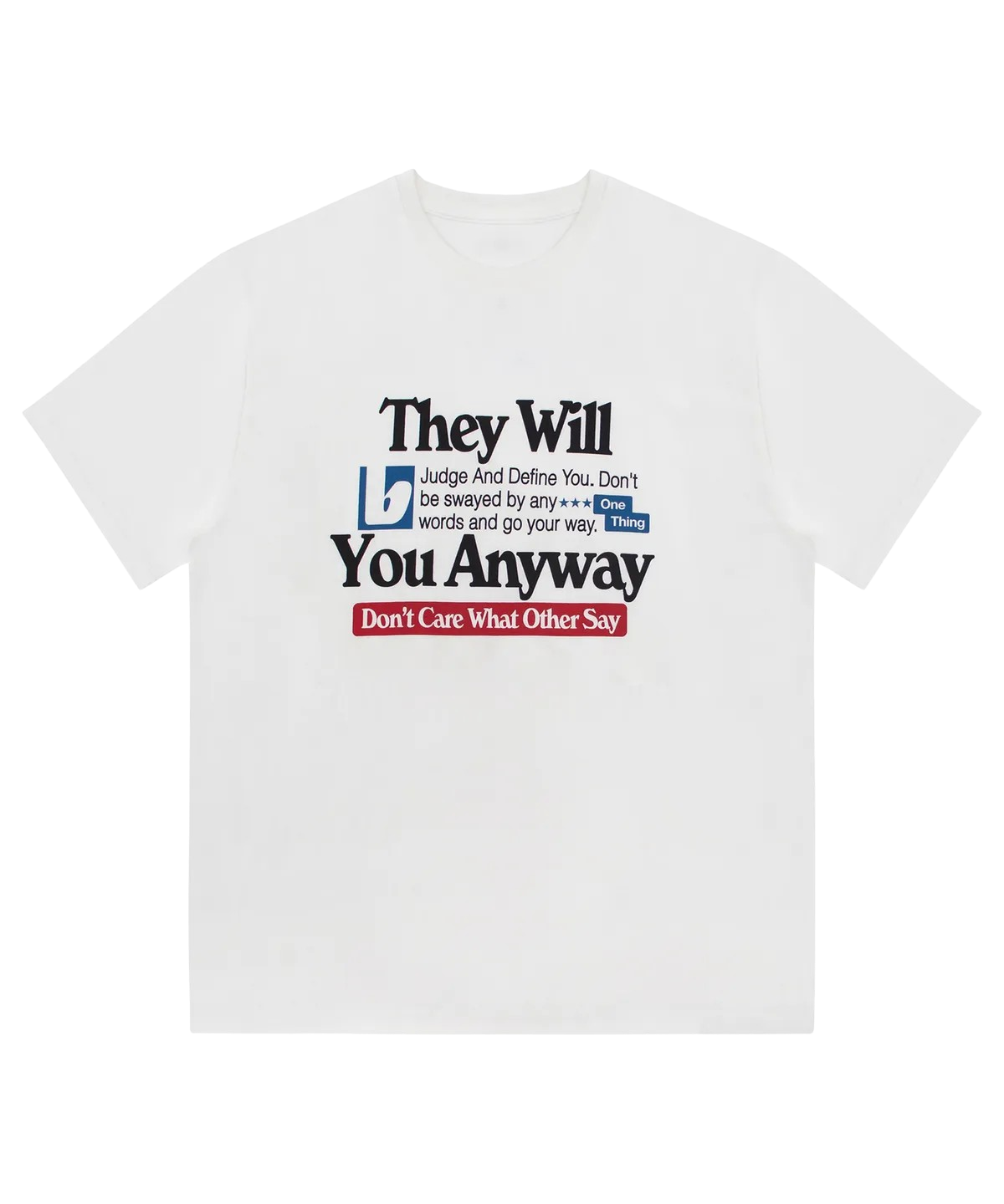 24HSCDMTS02WHT Cactusdonutmarket One Thing T-Shirt - White