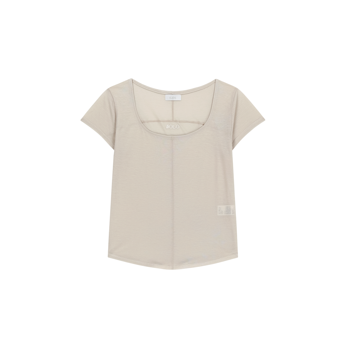 오호스 플랫심 티 오트밀(OJOS Flatseam Tee / Oatmeal)