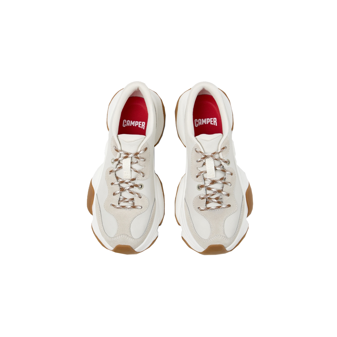 캠퍼 여성 카스트2 스니커즈 아이보리(Camper Women Karst 2 Sneakers Ivory) - 3