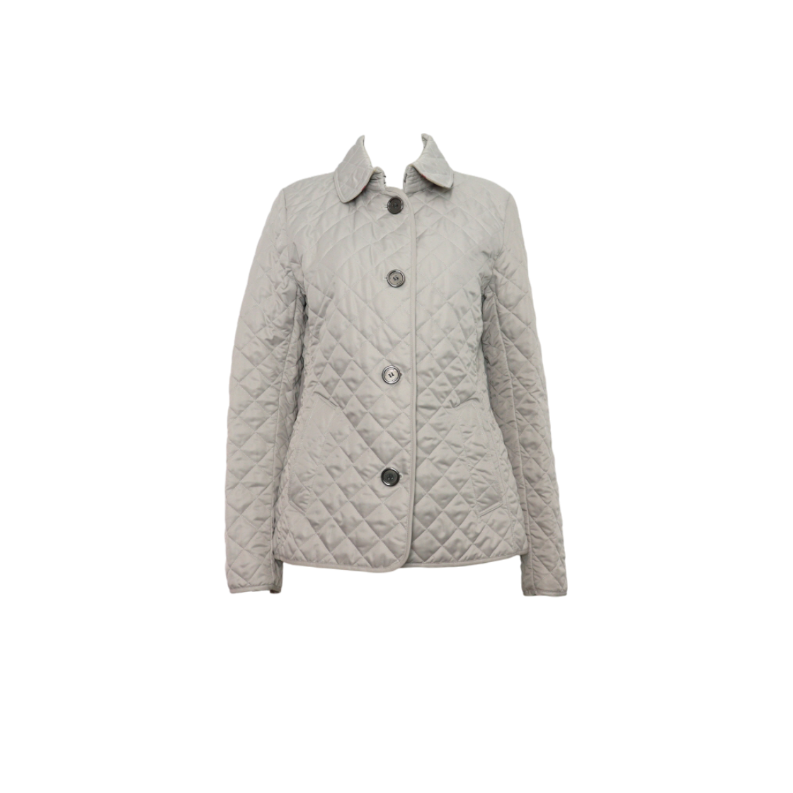 버버리 3742606 브릿라인 그레이 노바 체크 퀼티드 여성 패딩 자켓aa60225(Burberry 3742606 Brit Line Grey Nova Check Quilted Women's Padded Jacket)