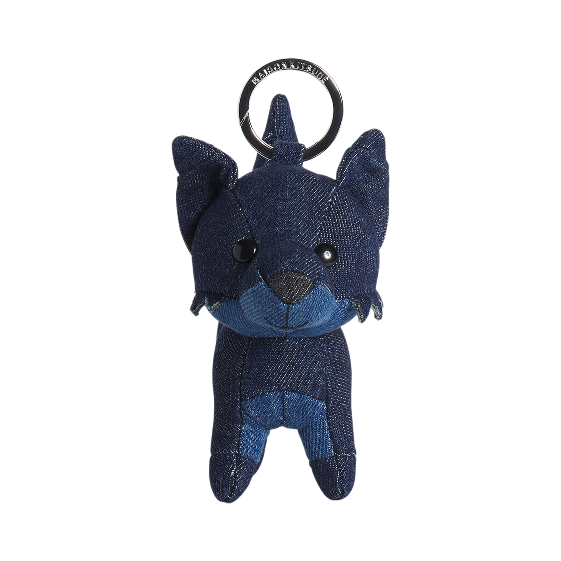 PW06902WD4020-P470 Maison Kitsune Fox Bag Charm Keyring Indigo