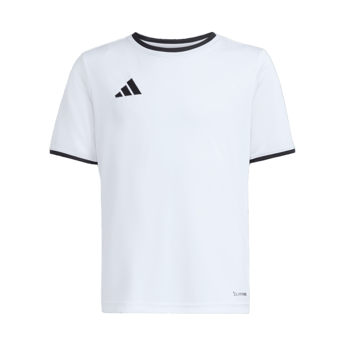 (키즈) 아디다스 엔트라다 26 저지 화이트 블랙 - KR 사이즈((Kids) Adidas Entrada 26 Jersey White Black - KR Sizing) - 1
