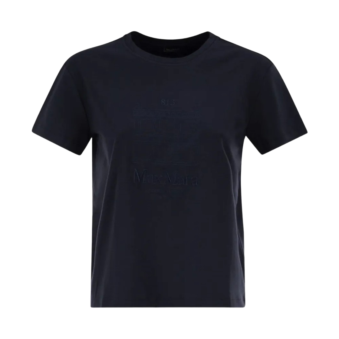 BELLA-010 (W) S Max Mara Bella Cotton T-Shirt Blue
