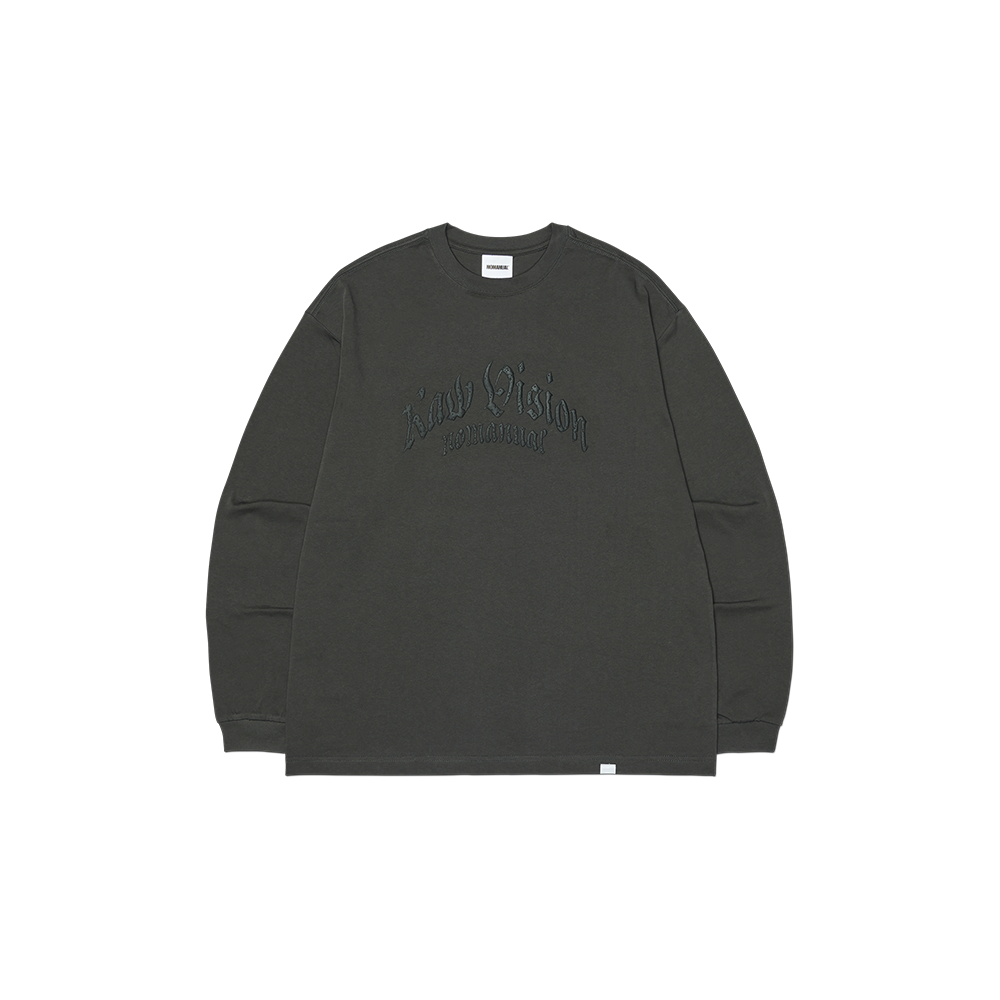 NMSS62LS01CHA NOMANUAL F.P Long Sleeve Tee Charcoal