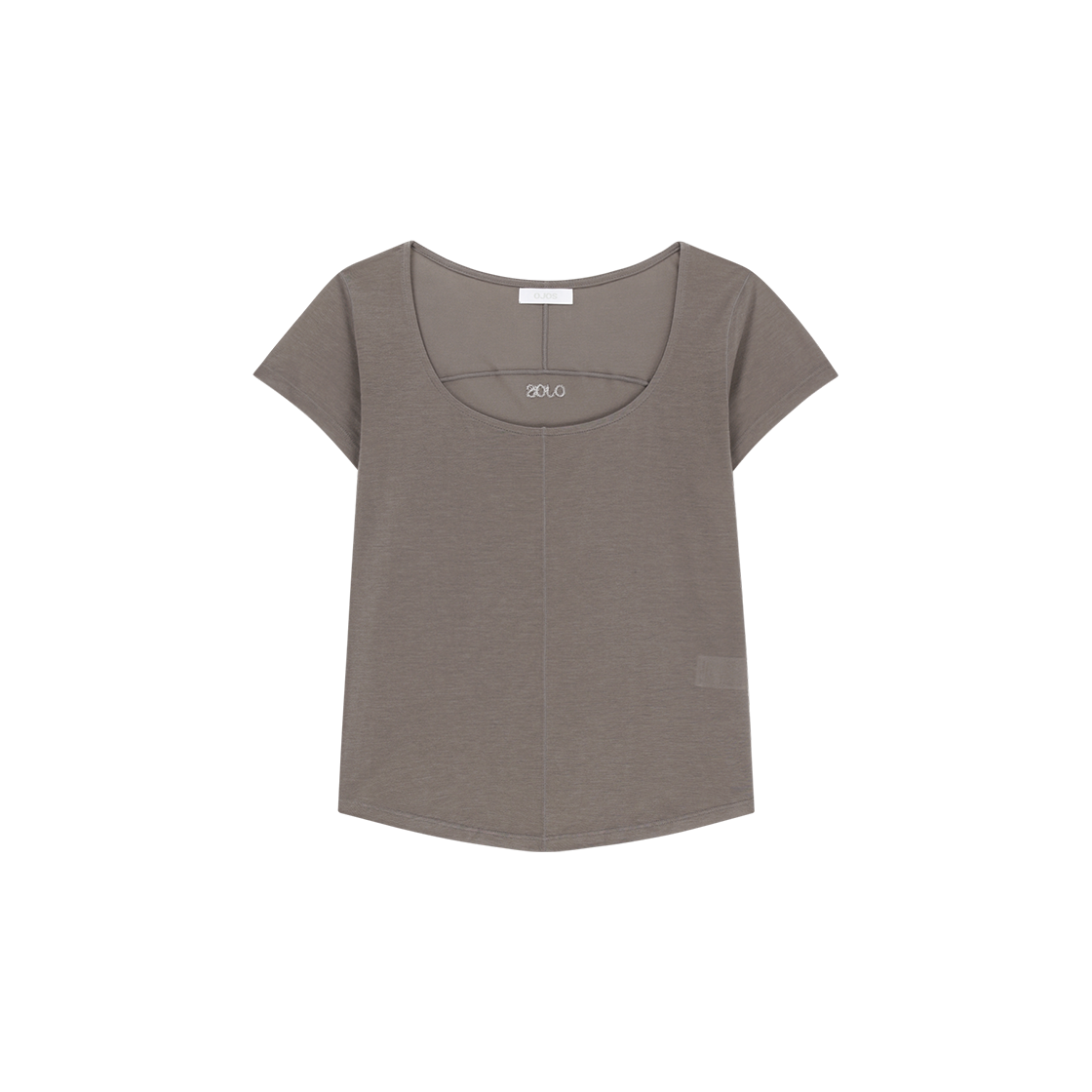 오호스 오픈 오바 반팔 차콜(OJOS Flatseam Tee / Charcoal)