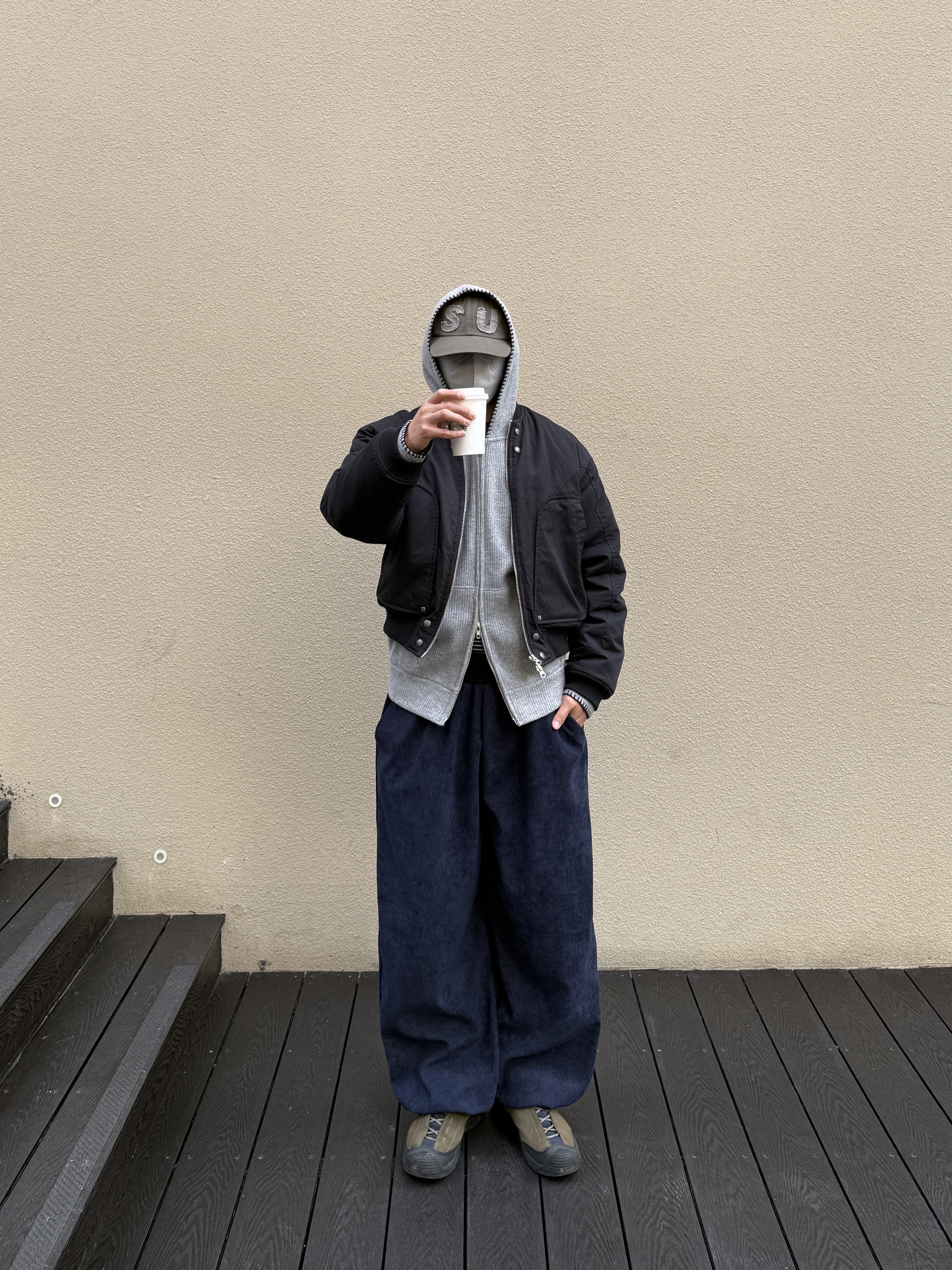 Keen Jasper II WP Sneakers Canteen Naval Academy 착용 스타일 - 2