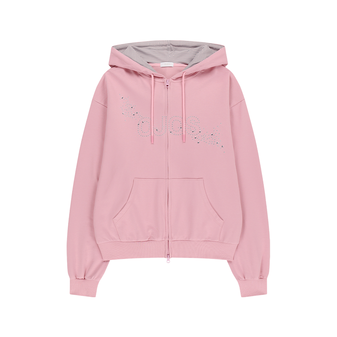 오호스 핫픽스 로고 후디 집업 핑크(OJOS Hotfix Logo Hoodie Zip-up / Pink)