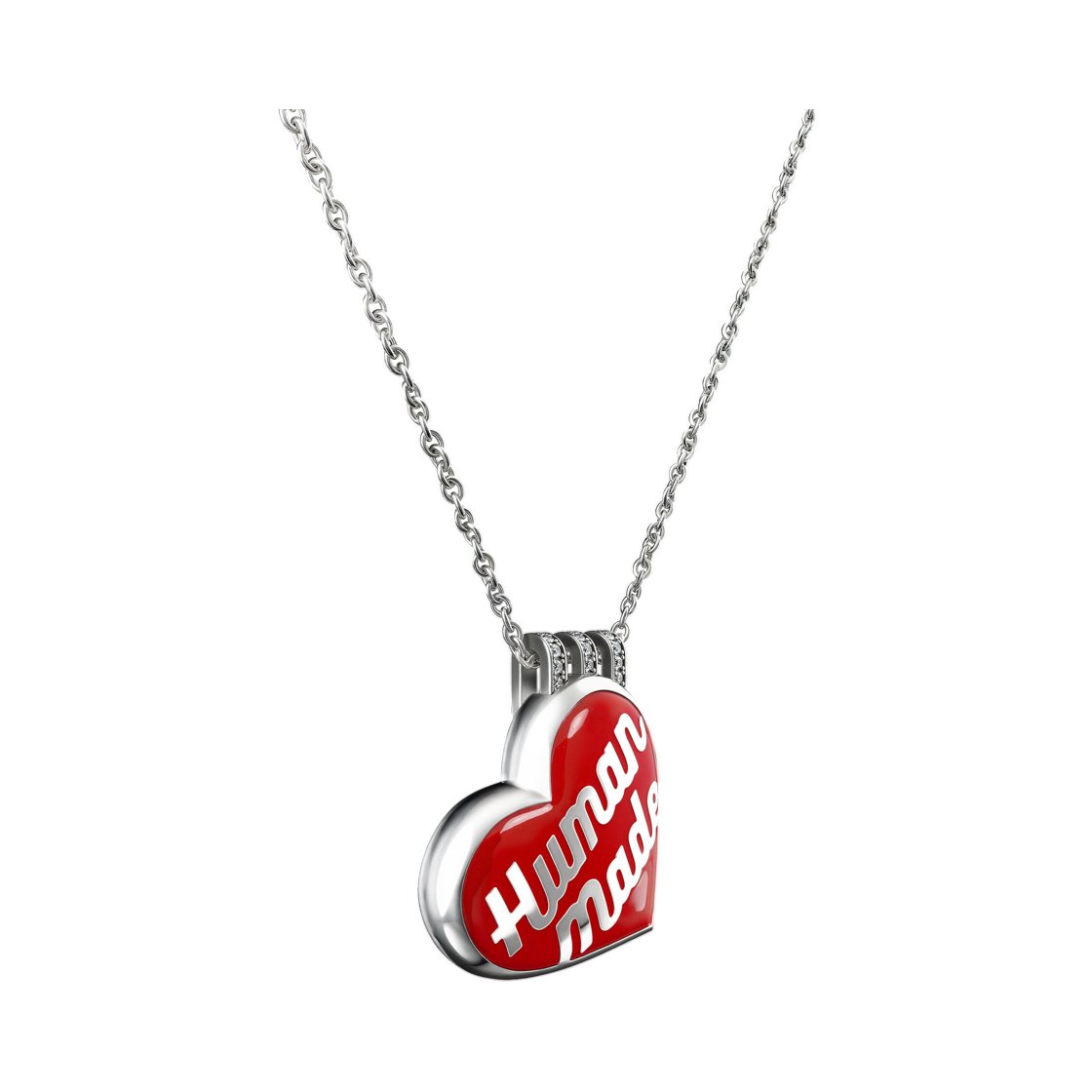 휴먼 메이드 x 제이콥 앤 코 하트 펜던트 실버(Human Made x Jacob & Co. Heart Pendant Silver) - 3