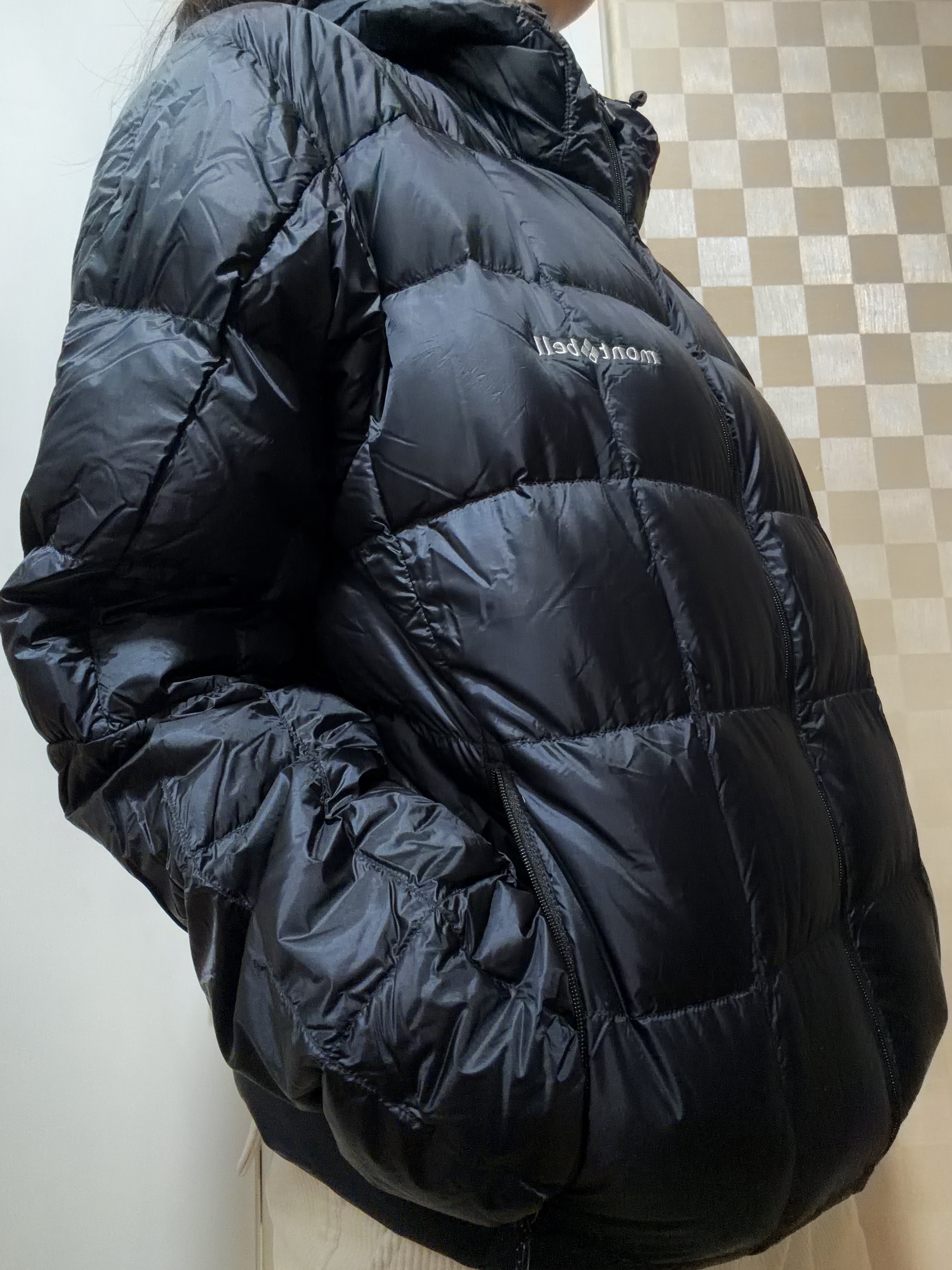 Montbell Superior Down Parka Black 착용 스타일 - 1