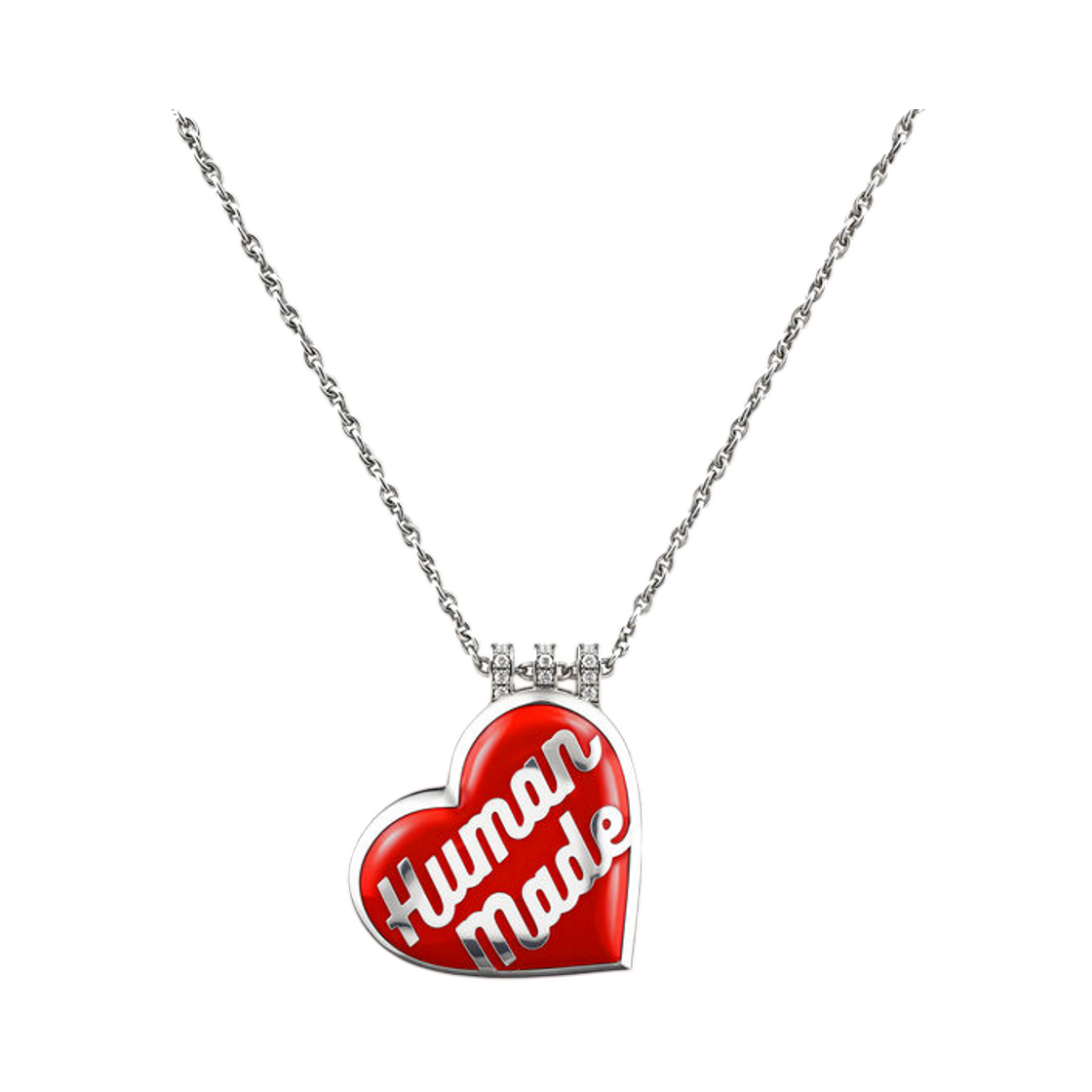 휴먼 메이드 x 제이콥 앤 코 하트 펜던트 실버(Human Made x Jacob & Co. Heart Pendant Silver) - 1