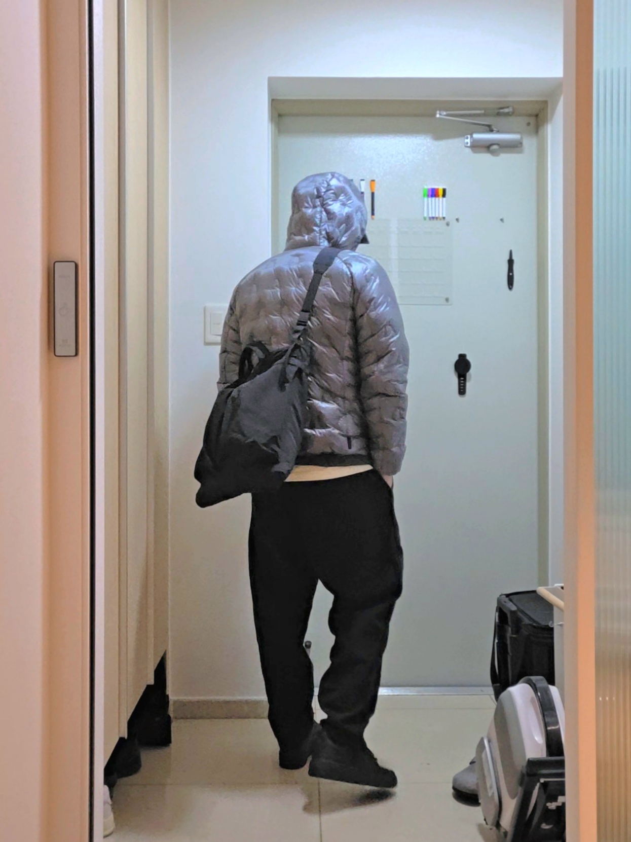 SIERRA DESIGNS Halfdome Lightweight Goose Down Hooded Jacket Grey, Shaka Wear 7.5oz Garment Dye Short Sleeve Washed Denim 착용 스타일 - 2