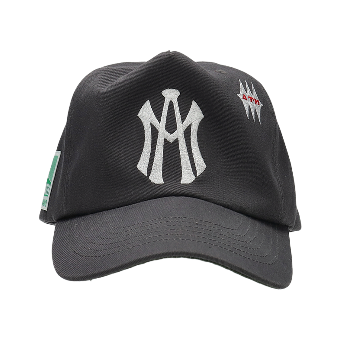 애프터매스 에이티엠 로고 볼 캡 그레이